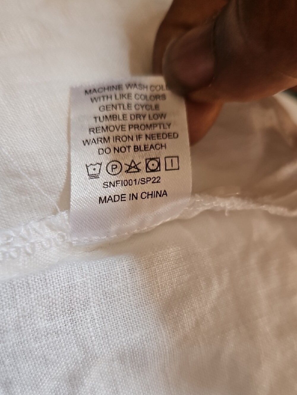 Quince 100% European Linen Shirt In White - Picture 13 of 13